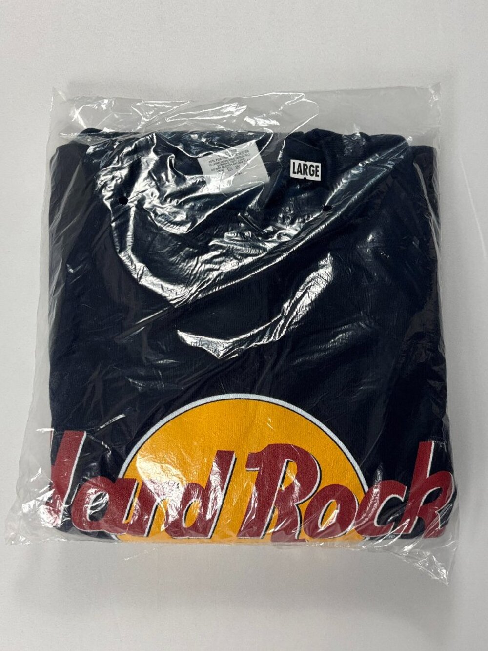 Vintage Hard Rock Cafe Honolulu Crewneck Sweatshirt Navy Blue L Hawaii USA NIP
